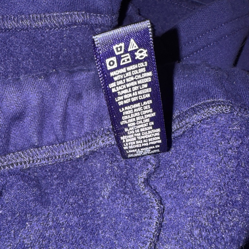 SKIMS | Cotton Fleece Classic Short | S | Concord Purple/ Navy - Picture 9 of 9